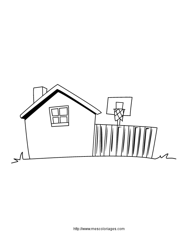 Domy i mieszkania kolorowanki